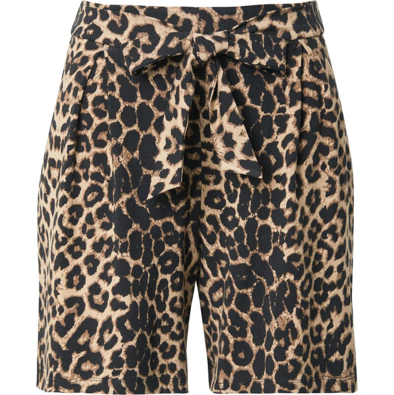 ABOUT YOU Nohavice Lilith piesková / hnedá / čierna 65882010