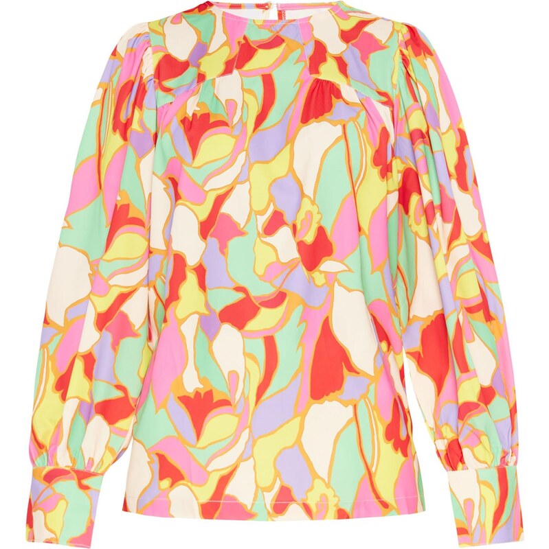 Usha Blúzka žltá / svetlozelená / červená / biela 66142308