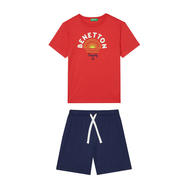 Súprava Tričko a šortky United Colors Of Benetton 64126442