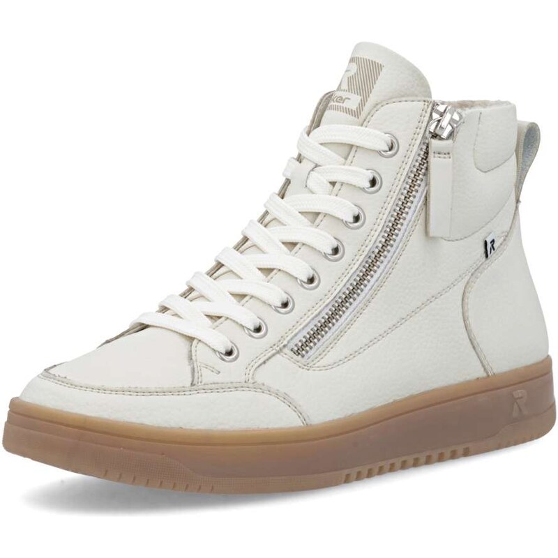 Dámska členková obuv RIEKER W1971-80 biela W5 64203400