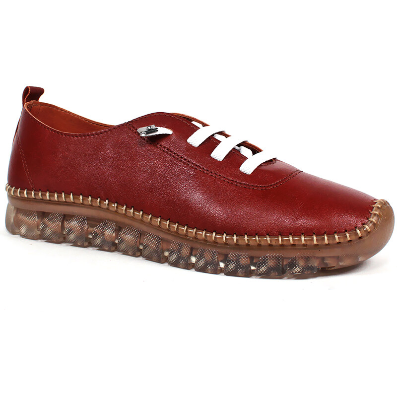 Secretshoes Flexibilné kožené poltopánky 64203513