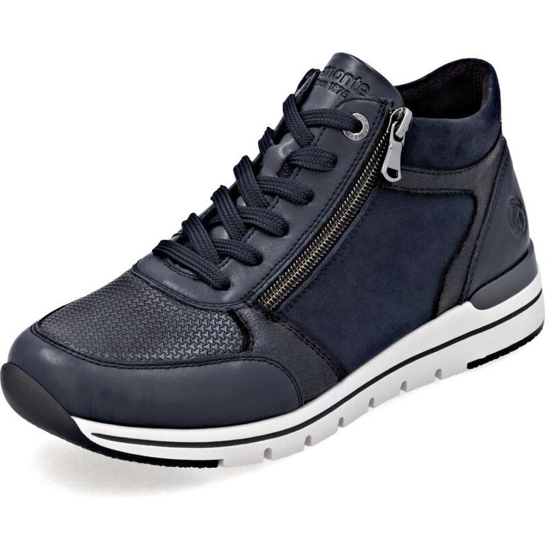 RIEKER Dámska členková obuv REMONTE R6776-14 modrá W5 64204086