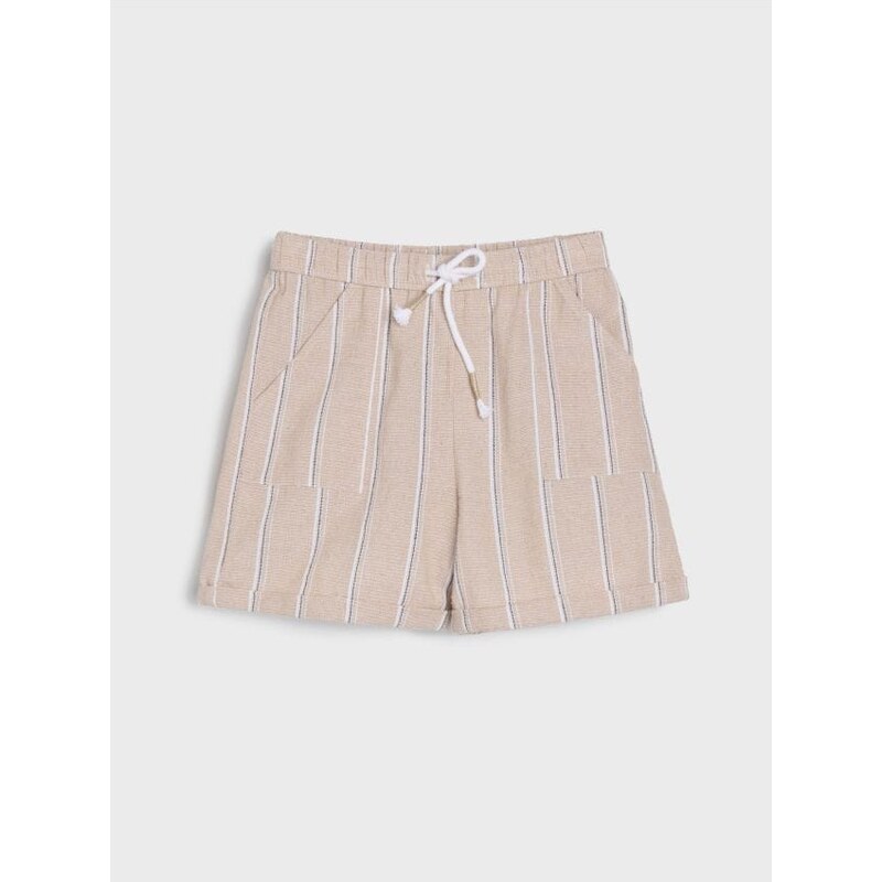 Sinsay - Rebrované šortky - viacfarebná 65742173