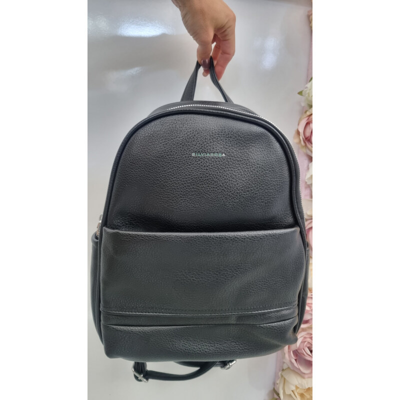 E-shop Katrins Fashion Štýlový metalický ruksak SilviaRosa