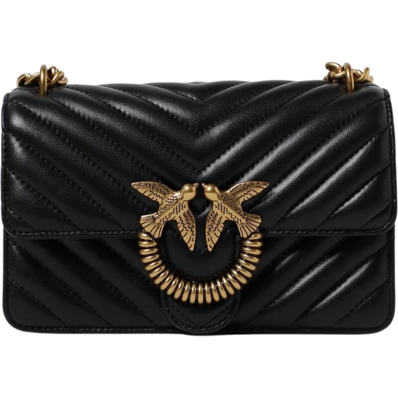 PINKO Love One Mini Black crossbody kabelka 64208339