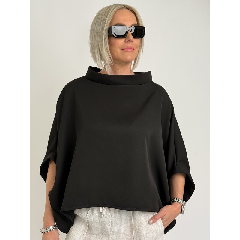 E-shop Miss City Official Čierna tunika KIMONO