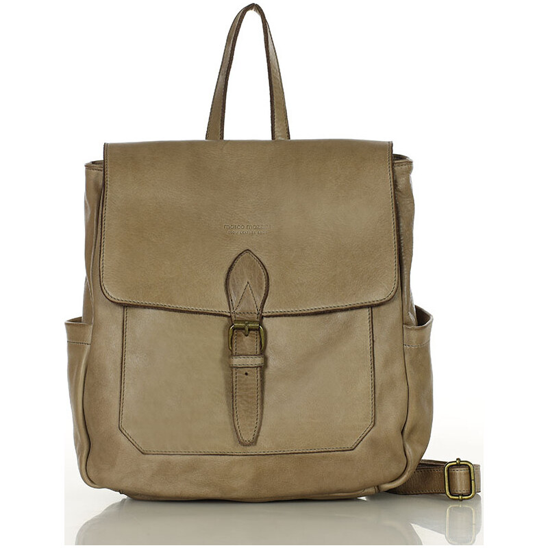 MARCO MAZZINI Béžový batoh s vreckami (v224c) 47928527