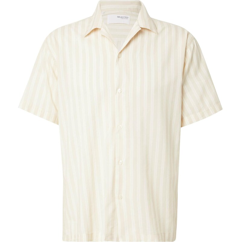 SELECTED Košeľa SLHRLXAIR béžová / nebielená 64216583