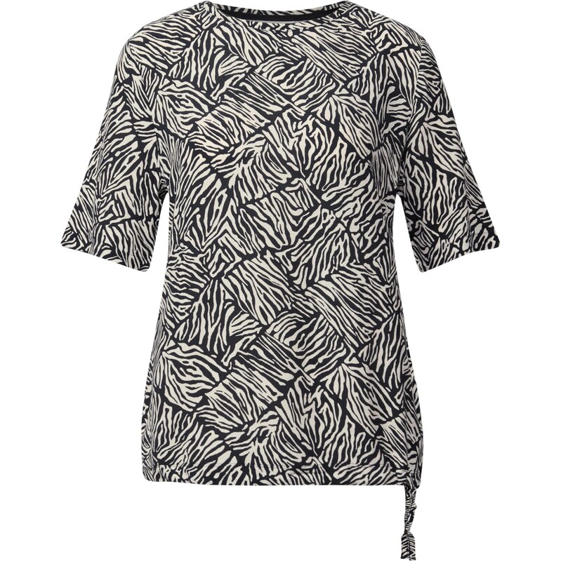 STREET ONE Tričko slonová kosť / čierna 64216727