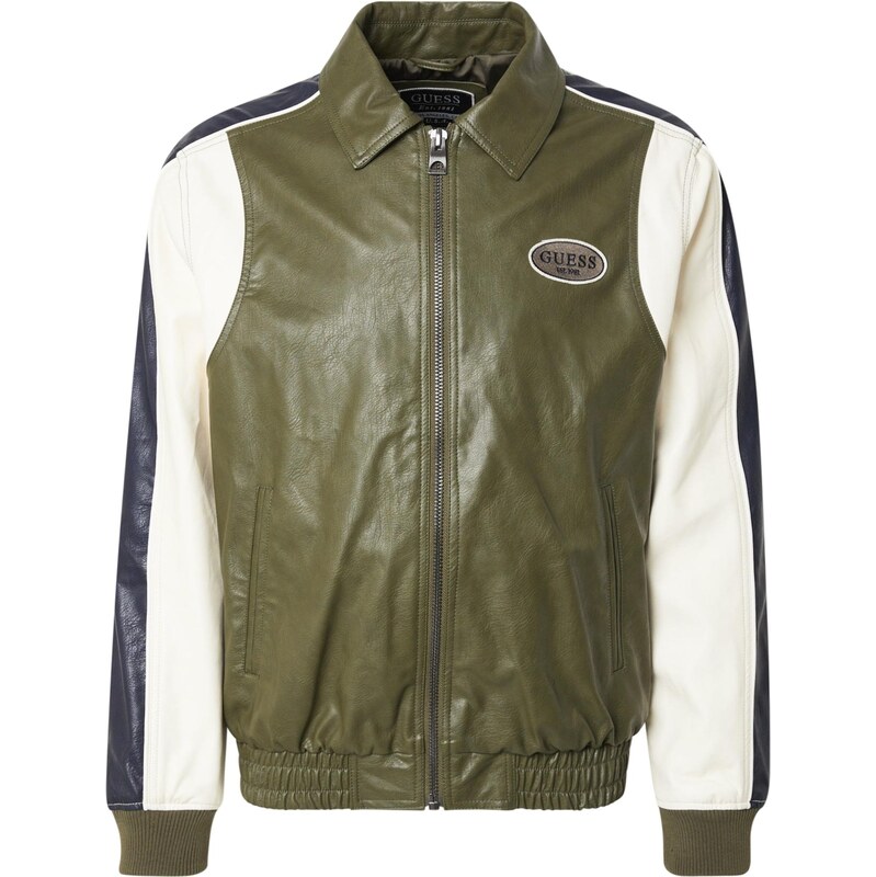 GUESS Prechodná bunda béžová / tmavomodrá / kaki 64217252