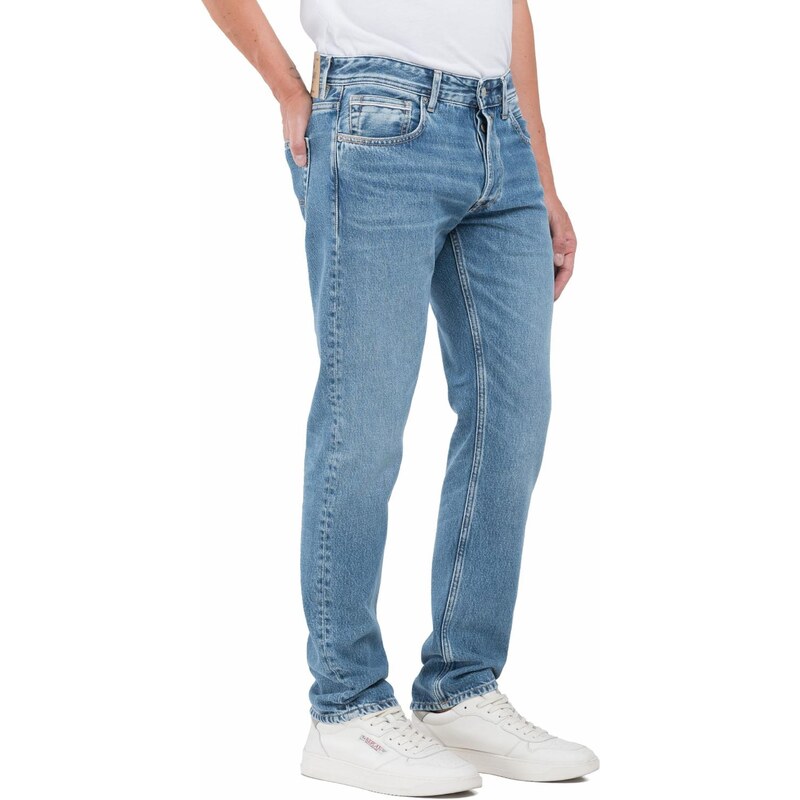 REPLAY Džínsy Grover svetlomodrá 64864753