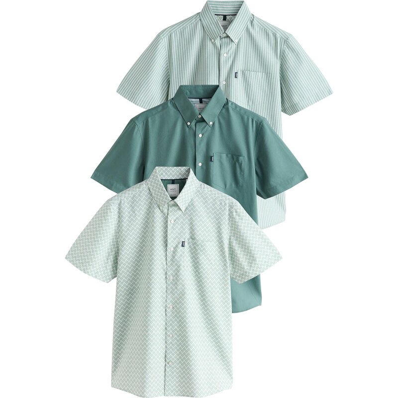 Next Košeľa mätová / nefritová / biela 64272243