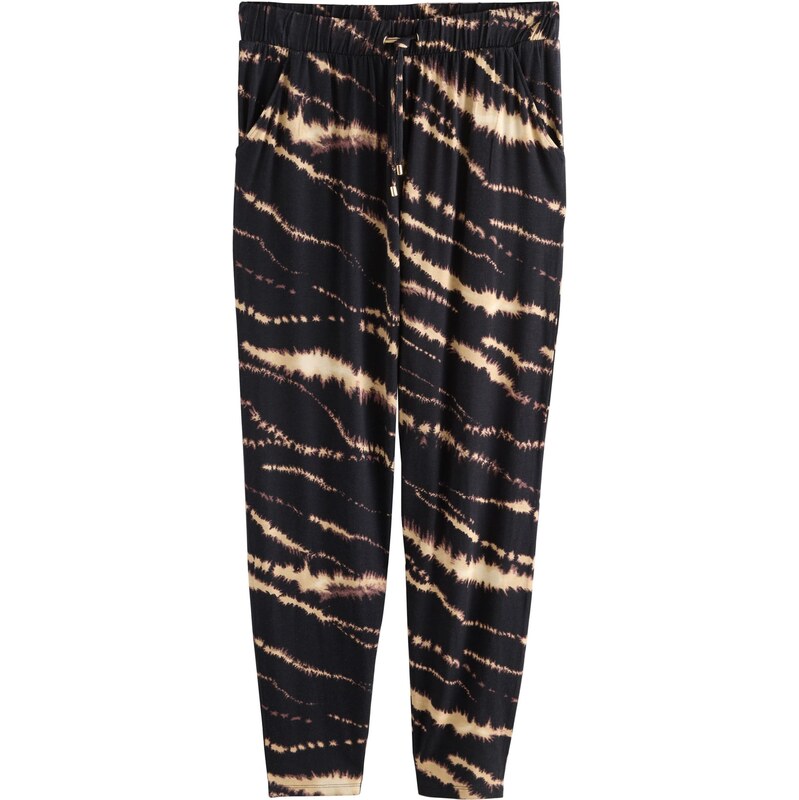 Next Nohavice farba ťavej srsti / žltohnedá / čierna 65879375