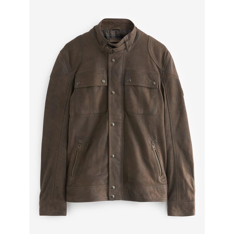 Next Prechodná bunda hnedá 64265482