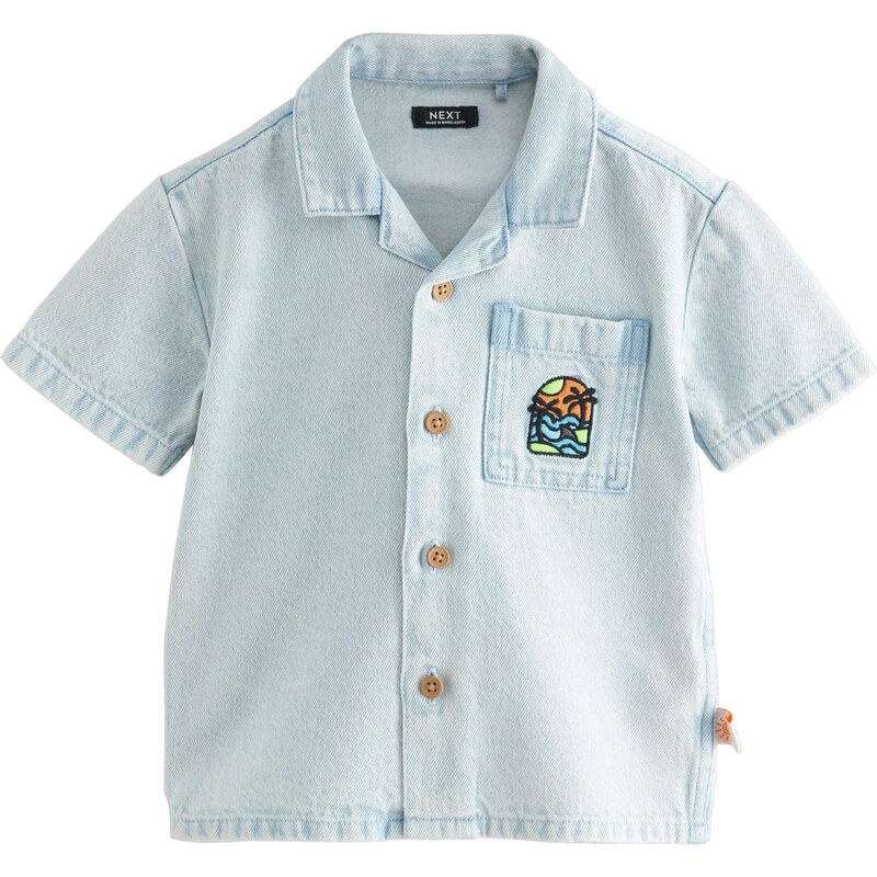 Next Košeľa námornícka modrá / svetlomodrá / svetlozelená / oranžová 64216511