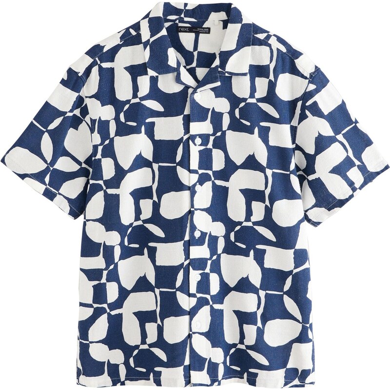 Next Košeľa námornícka modrá / biela 64216532