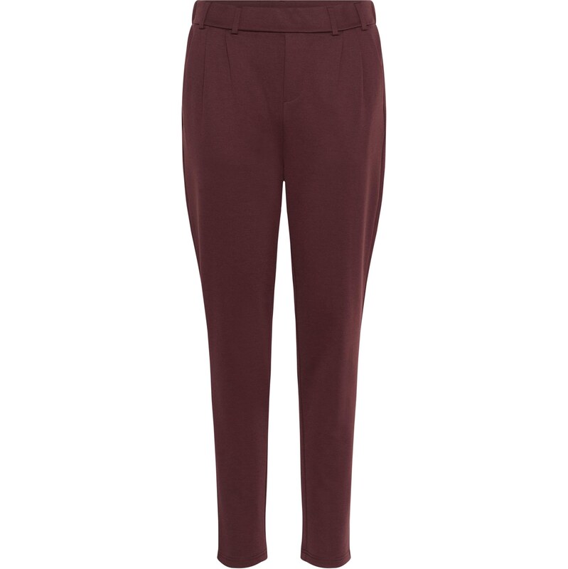 Kaffe Plisované nohavice Jenny vínovo červená 64528671