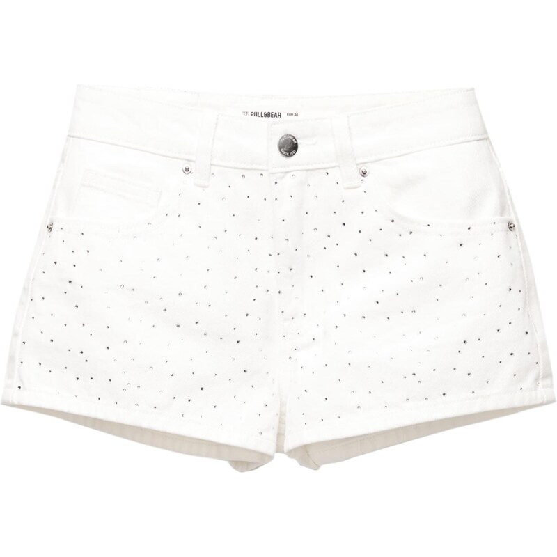 Pull&Bear Džínsy biela 65655339