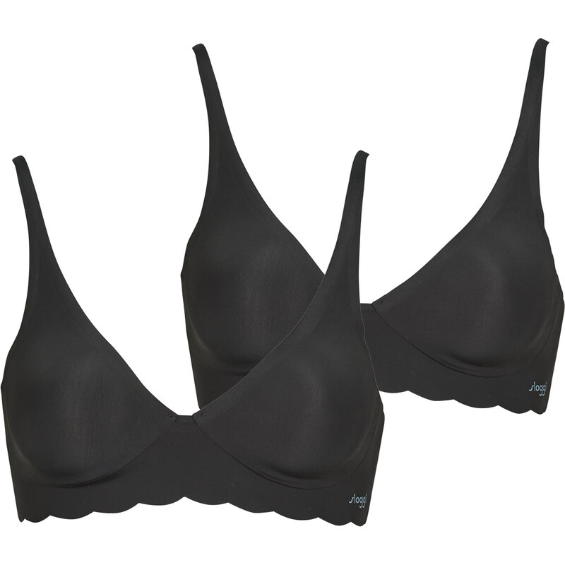 Sloggi Trojuholníkové podprsenky ZERO Microfibre 2.0 Soft Bra PACK DE 64225291