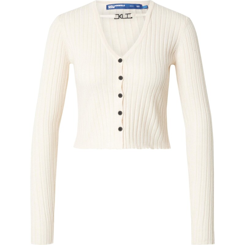 KARL LAGERFELD JEANS Kardigán biela ako vlna 59703080