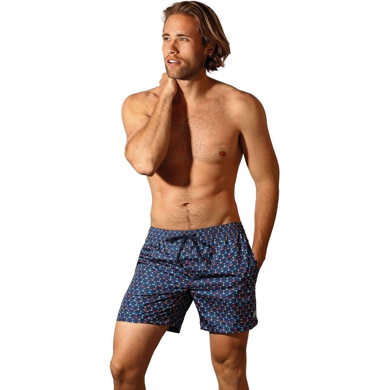 Pánske plavecké šortky Self SM 29 Happy Shorts Long M-3XL 64224700