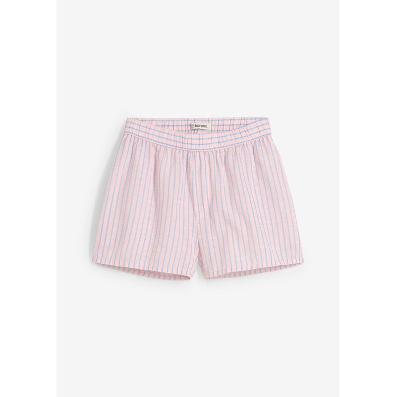 bonprix Šortky z čistej bavlny, farba ružová 64226190