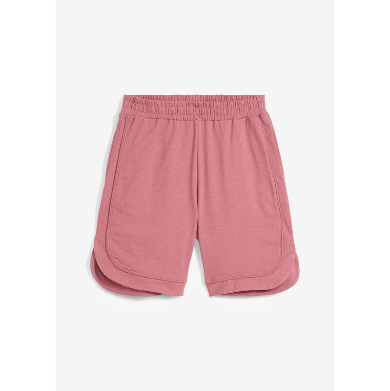 bonprix Džersejové šortky, z ťažkého bavlneného mixu, farba fialová 64226223