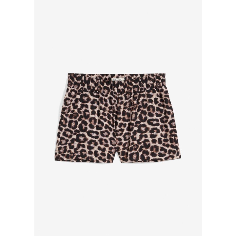 bonprix Šortky s elastickým pásom, farba béžová 64226251