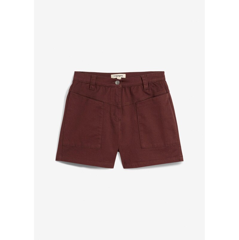 bonprix Twillové šortky, farba hnedá 64226263