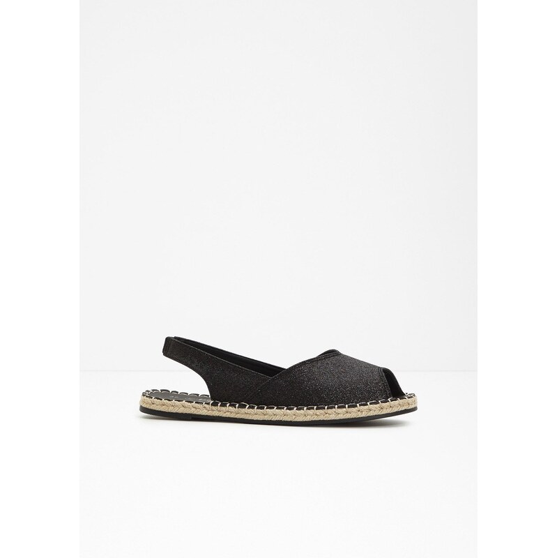 bonprix Espadrilky, farba čierna 64226302