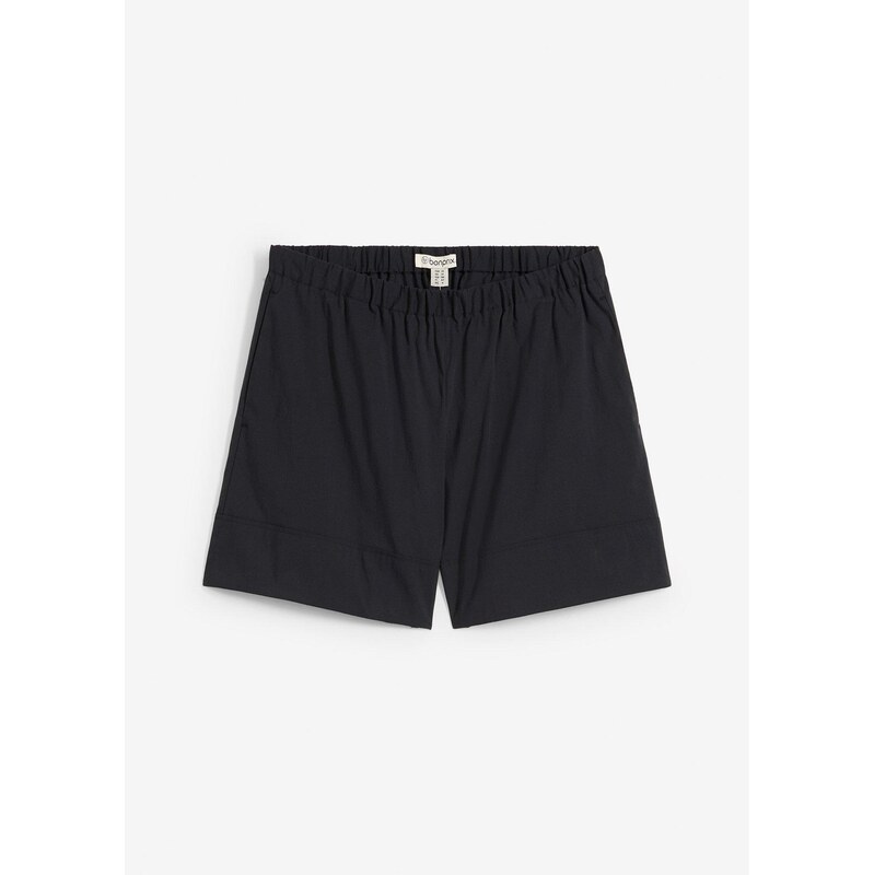 bonprix Široké šortky, farba čierna 64226348