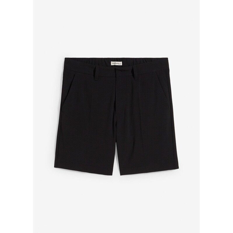 bonprix Elegantné šortky , Relaxed Fit, farba čierna 64226401