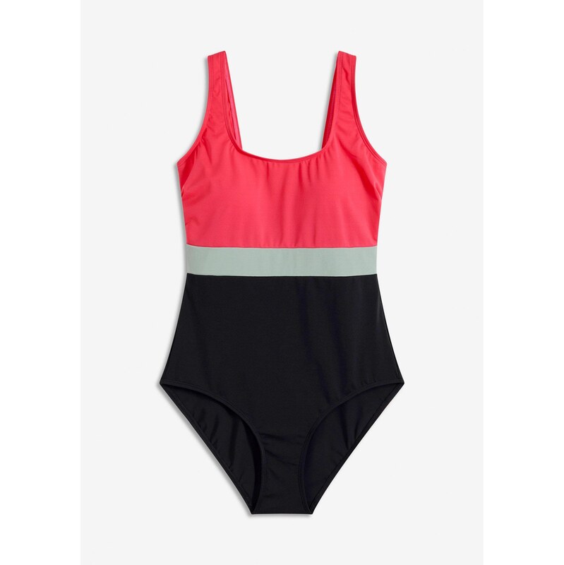 bonprix Jednodielne plavky, rýchloschnúce, farba ružová 64226463