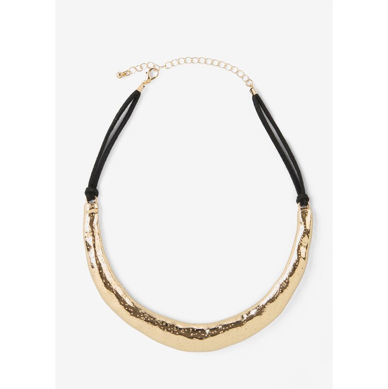bonprix Náhrdelník Choker s kovovými elementami, farba zlatá 64226465
