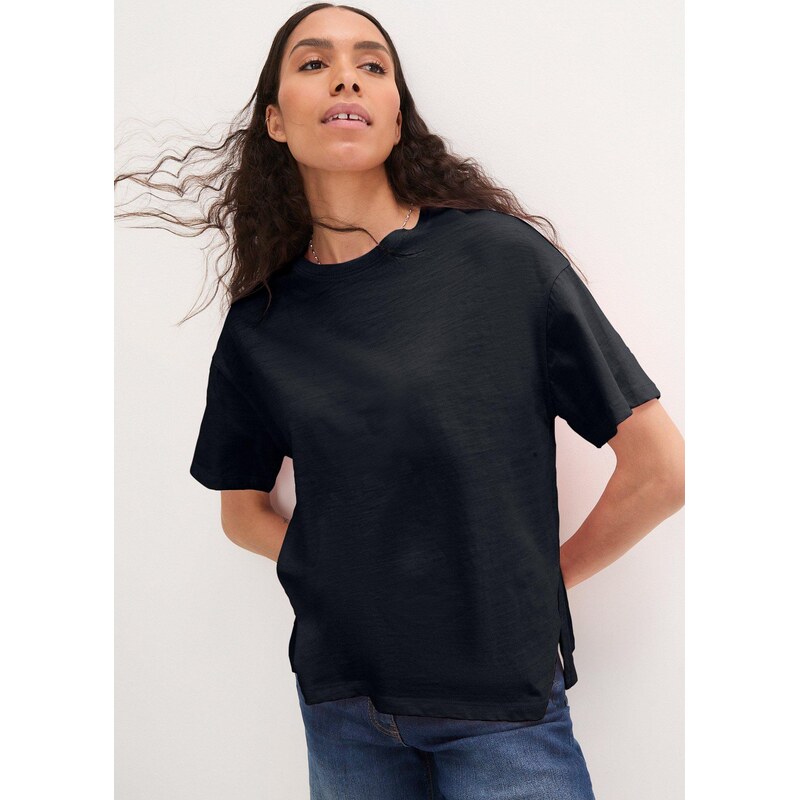 bonprix Tričko, oversize s potlačou na chrbáte, farba čierna 64226454
