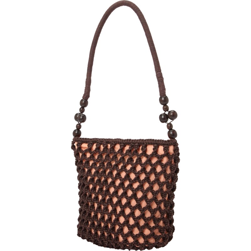 & Other Stories Kabelka na rameno tmavohnedá / svetlooranžová 65654849