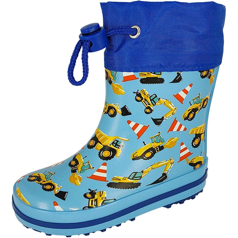 BECK Gumáky modrá / svetlomodrá / žltá / červená 64231497