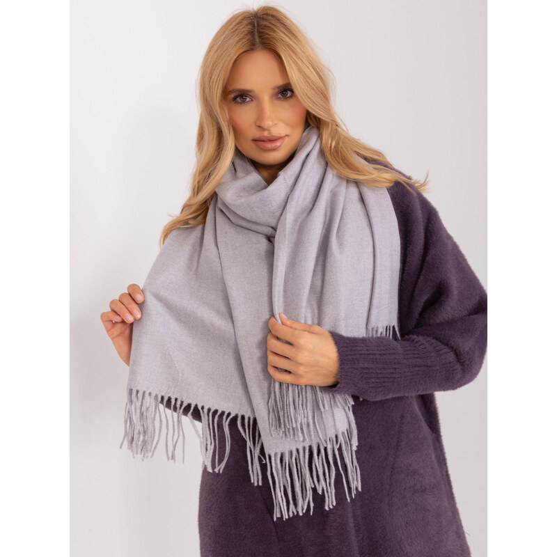 ITALY MODA Svetlofialový šál so strapcami AT-SZ-23185.73P-light purple 57953258