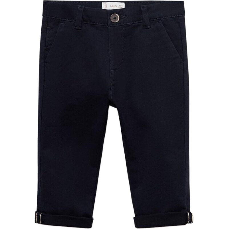 MANGO KIDS Nohavice námornícka modrá 65654510
