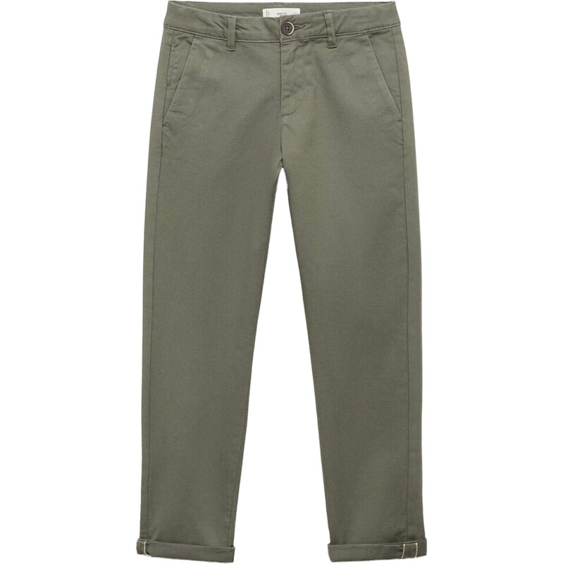 MANGO KIDS Nohavice PICCOLO kaki 65654518