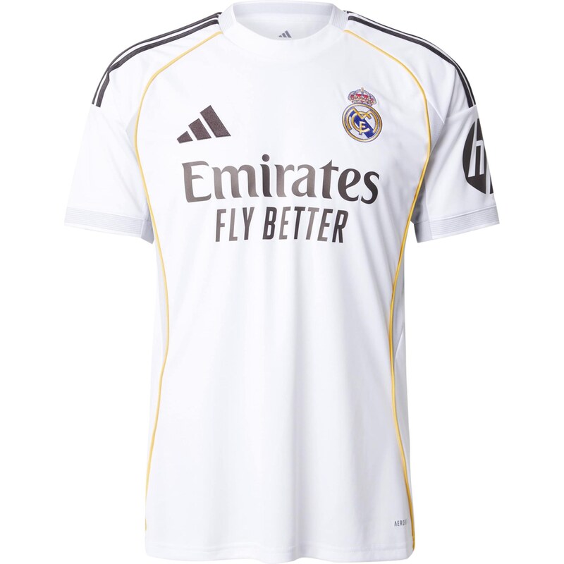 ADIDAS PERFORMANCE Dres Real Madrid 25/26 žltá / čierna / biela 64231649