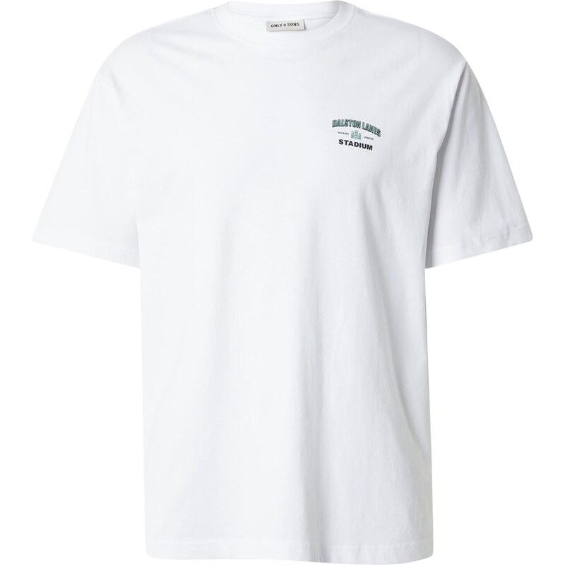 Only & Sons Tričko ONSFRANK zelená / čierna / biela 64231653