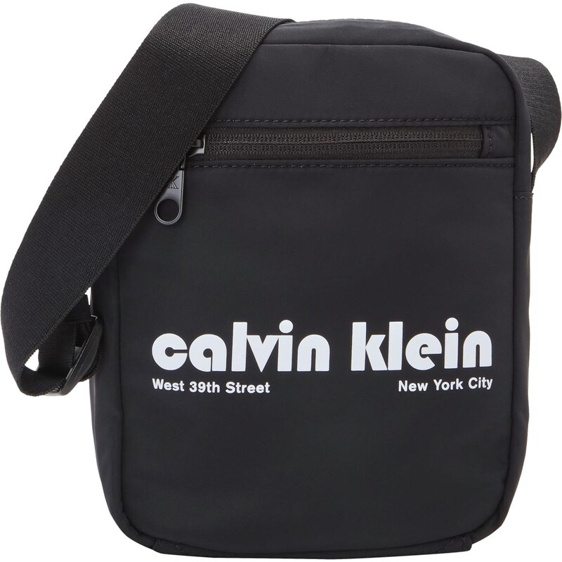 Calvin Klein Taška cez rameno čierna / biela 65305208