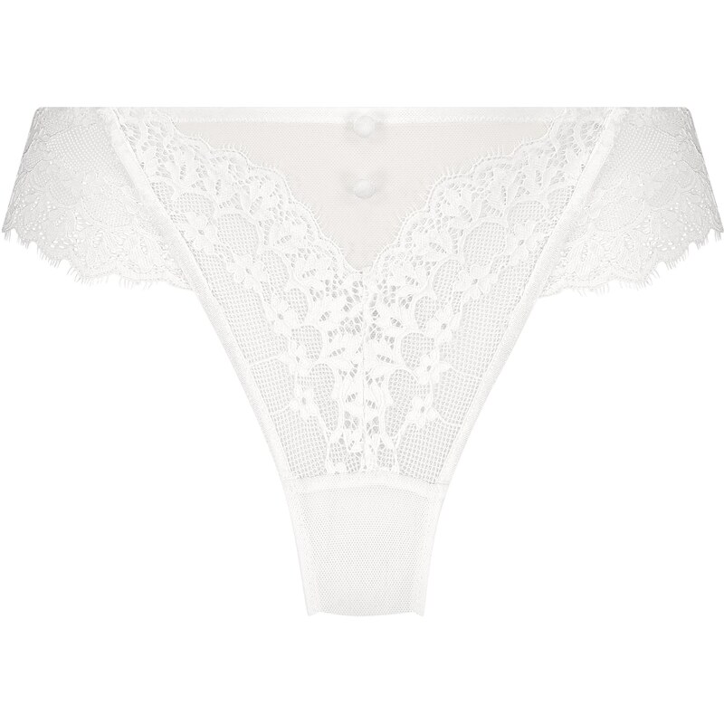 Hunkemöller Tangá Daisy biela 65872318