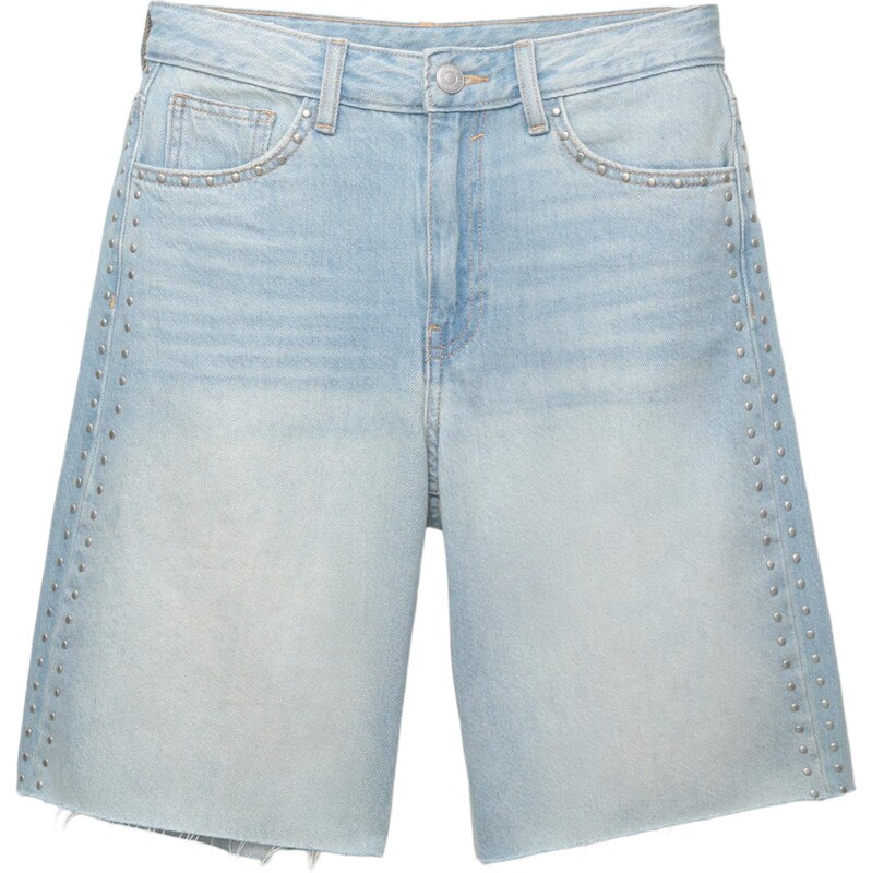 Pull&Bear Džínsy modrá denim 65189995