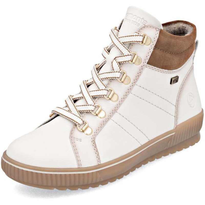 RIEKER Dámska členková obuv REMONTE D0781-60 béžová W5 64233320