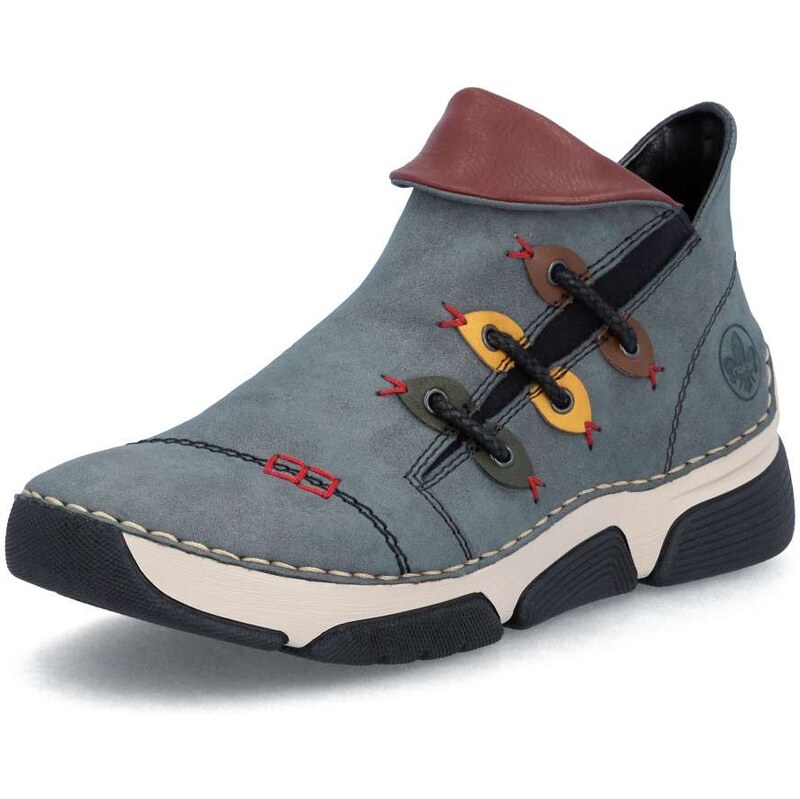 Dámska členková obuv RIEKER 45983-14 modrá W5 64233327