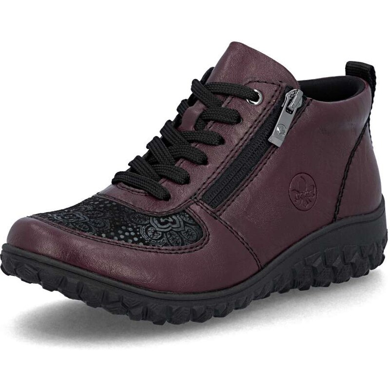 Dámska členková obuv RIEKER 59541-30 červená W5 64244693