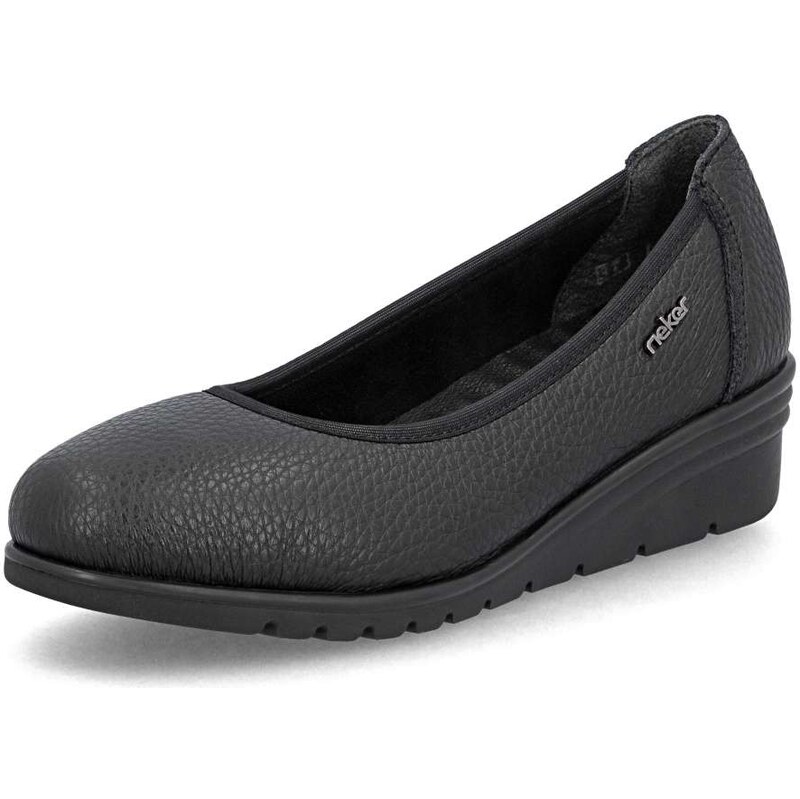 Dámske baleríny RIEKER L5360-00 čierna S6 64244697