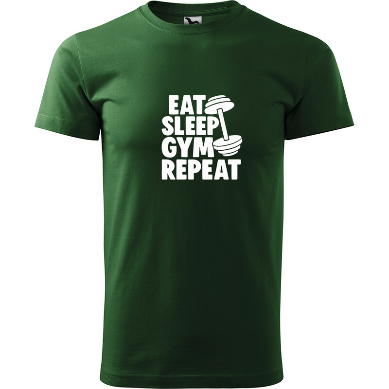 Handel Tričko - Eat Sleep Gym Repeat 64246196